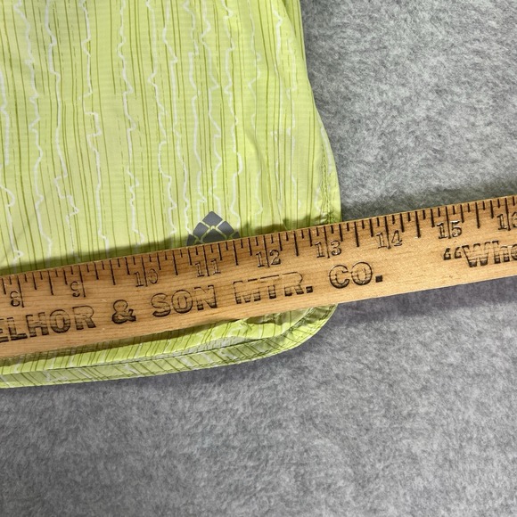 Stio Second Light Shorts Womens Medium 4" Green Tea Bark Stretch Hiking Running - Picture 5 of 11